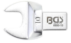 BGS technic Technic Villásfej nyomatékkulcshoz 10 mm Befogó 9 x 12 mm (BGS-6900-10) (BGS-6900-10)