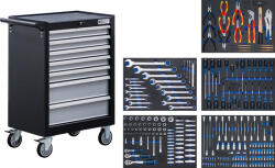 BGS technic Technic Műhelykocsi 7 fiók 246 szerszámmal (BGS-6060) (BGS-6060)