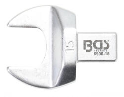 BGS technic Technic Villásfej nyomatékkulcshoz 15 mm Befogó 9 x 12 mm (BGS-6900-15) (BGS-6900-15)