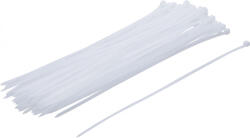 BGS Technic Kábelkötegelő-készlet fehér 4, 8 x 300 mm 50 darabos (BGS-80876) (BGS-80876)