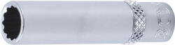 BGS technic Technic Dugókulcs, tizenkétszögletű, mély 6, 3 mm (1/4") 8 mm (BGS-10708) (BGS-10708)