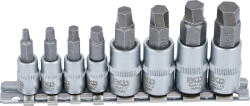 BGS technic Technic Csavarkiszedő készlet 6, 3 mm (1/4") / 10 mm (3/8") hibás belső hatszögletű csavarokhoz 3 - 10 mm 8 darabos (BGS-6847) (BGS-6847)