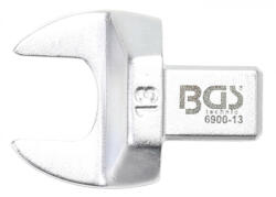 BGS technic Technic Villásfej nyomatékkulcshoz 13 mm Befogó 9 x 12 mm (BGS-6900-13) (BGS-6900-13)