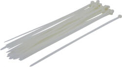 BGS technic BGS Technic Kábelkötegelő-készlet fehér 8, 0 x 400 mm 30 darabos (BGS-80774) (BGS-80774)