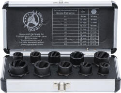 BGS technic BGS Technic Spirálbites dugókulcskészlet /csavarkiszedő 10 mm (3/8") / külső hatszögletű 9 - 19 mm 10 darabos (BGS-20210) (BGS-20210)