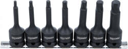 BGS technic Technic Csavarkiszedő készlet 12, 5 mm (1/2") hibás belső hatszögletű csavarokhoz 4 - 12 mm 7 darabos (BGS-7004) (BGS-7004)