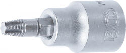 BGS technic Technic Csavarkiszedő-behajtófej négyszögletű behajtófej 10 mm (3/8") hibás T-profilhoz (Torx) T27 (BGS-7098-T27) (BGS-7098-T27)