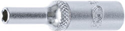 BGS technic Technic Dugókulcs, Super Lock, mély 6, 3 mm (1/4") 4 mm (BGS-2964) (BGS-2964)