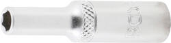 BGS technic Technic Dugókulcs, hatszögletű, mély 6, 3 mm (1/4") 5 mm (BGS-10505) (BGS-10505)