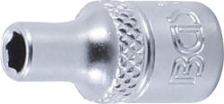 BGS technic Technic Dugókulcs, hatszögletű 6, 3 mm (1/4") 4 mm (BGS-2474) (BGS-2474)