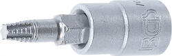 BGS technic Technic Csavarkiszedő-behajtófej négyszögletű behajtófej 6, 3 mm (1/4") hibás T-profilhoz (Torx) T20 (BGS-7098-T20) (BGS-7098-T20)