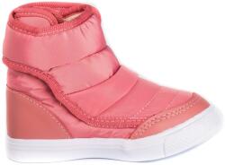 Bibi Shoes Ghete Fete Ghete Fete Bibi Agility Mini Camelia cu Velcro Imblanite Bibi Shoes roz 22