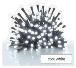 EMOS LED karácsonyi fényfüzér, 8, 4 m, 3x AA, kültéri és beltéri, hideg fehér, időzítő D4FC03 (D4FC03)