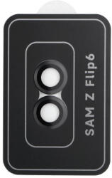 Samsung Galaxy Z Flip 6 5G üvegfólia, tempered glass, edzett, 3D, kamera védő, lencsevédő, fekete