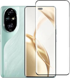 Honor 200 Pro 5G üvegfólia, tempered glass, előlapi, 5D, edzett, hajlított, fekete kerettel