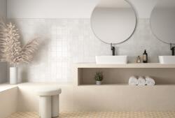 Equipe Cerámicas 10*10 EQUIPE MENORCA white fehér kocka csempe