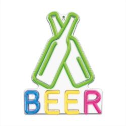 Forever Light Neon plexi led dekorációs lámpa beer sör (RTV100445)