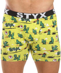 Styx Bărbați boxer pantaloni scurți lungi artă sport cauciuc cactus (UN1351) L (180019)