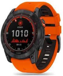 Tech-Protect Iconband szíj Garmin Fenix 5x / 5x Plus / 6x / 6x Pro / 7x / 8 51mm, orange/black