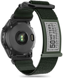 Tech-Protect Scount szíj Garmin Fenix 5 / 6 / 6 Pro / 7 / 8 47mm / E, military green