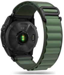 Tech-Protect Nylon szíj Garmin Fenix 5 / 6 / 6 Pro / 7 / 8 47mm / E, military green