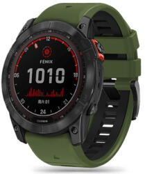 Tech-Protect Iconband szíj Garmin Fenix 5x / 5x Plus / 6x / 6x Pro / 7x / 8 51mm, green/black