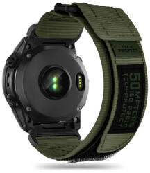 Tech-Protect Scount Pro szíj Garmin Fenix 5 / 6 / 6 Pro / 7 / 8 47mm / E, military green