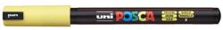 uni Dekormarker, 0, 7 mm, UNI "Posca PC-1MR", sárga (TUPC1MRS) - papirtar