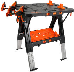 Pony Jorgensen összecsukható munkapad állítható magassággal és szorítókkal