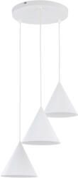 TK Lighting Cono fehér függesztett lámpa (TK-10012) E27 3 izzós IP20 (10012)