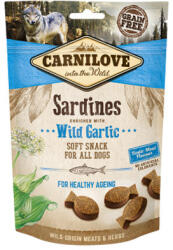 CARNILOVE Semi-Moist Sardines enriched with Wild garlic, szardínia medvehagymával 200g