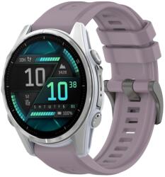 SILICONE Cserélhető szíj Garmin Fenix 8 43mm lila