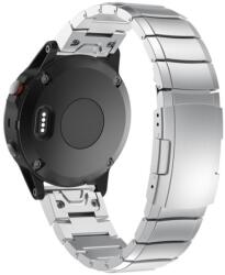 PÁNCÉL GYORSKIOLDÁS Fém szíj Garmin Fenix E 47mm ezüsthöz