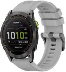  SILICONE Cserélhető szíj Garmin Enduro 3 szürke színhez