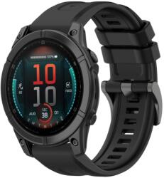 SILICONE Cserélhető szíj Garmin Fenix E 47mm fekete