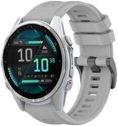  SILICONE Cserélhető szíj Garmin Fenix 8 43mm szürke