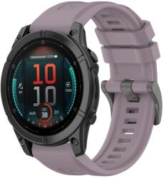 SILICONE Cserélhető szíj Garmin Fenix E 47mm lila