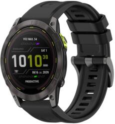 SILICONE Cserélhető szíj Garmin Enduro 3 fekete