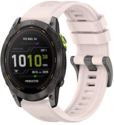 SILICONE Cserélhető szíj Garmin Enduro 3 világos rózsaszínhez