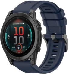 SILICONE Cserélhető szíj Garmin Fenix E 47mm sötétkékhez