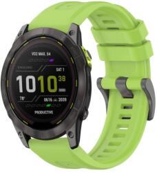 SILICONE Cserélhető szíj Garmin Enduro 3 világoszöldhöz