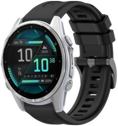 SILICONE Cserélhető szíj Garmin Fenix 8 43mm fekete