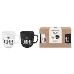 PPD Porcelánbögre 0, 4l dobozban, 2db-os, Coffee Lover