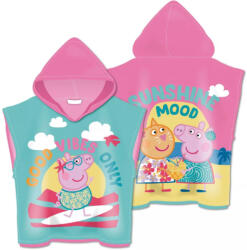 Nickelodeon Peppa malac Sunshine strandtörölköző poncsó 55x110 cm (Fast Dry) Nr2
