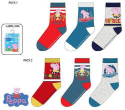 Nickelodeon Peppa malac gyerek zokni 3 pár/csomag 23-34 Nr1