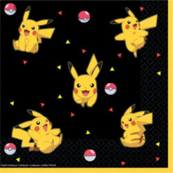 The Pokémon Company Pokémon szalvéta 16 DARABOS, 33x33 cm Nr1