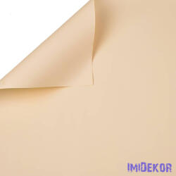  Egyszínű csomagoló dekor fólia ív 58x58cm 20db/cs - Ekrü