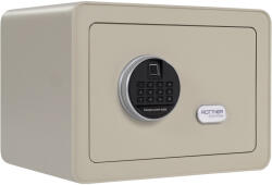Rottner Seif de mobilier Rottner Vintage-Gri pietriș, cu închidere electronică și amprentă digitală (T06505)