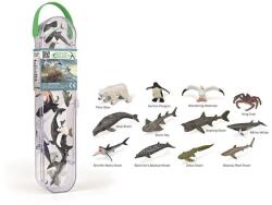CollectA Cutie cu 12 minifigurine pictate manual Animale marine 3 A1211 (COLA1211Box) - bekid Figurina