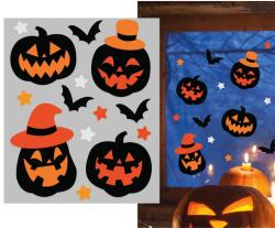 Fiestas Guirca Decorațiune din gel pentru fereastră - Dovleci 20 x 25 cm